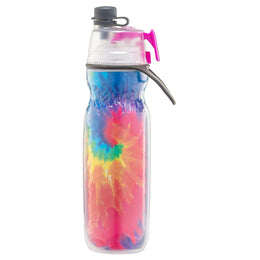 O2Cool 20 oz Mist 'N Sip 2-in-1 Misting Water Bottle - Tie Dye Purple