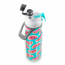 O2Cool 20 oz Mist 'N Sip 2-in-1 Misting Water Bottle - Watermelon