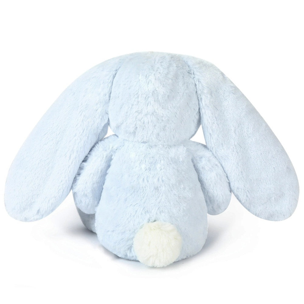 OB DESIGNS Baxter blue bunny plush toy, medium 13.5 inch soft stuffed animal