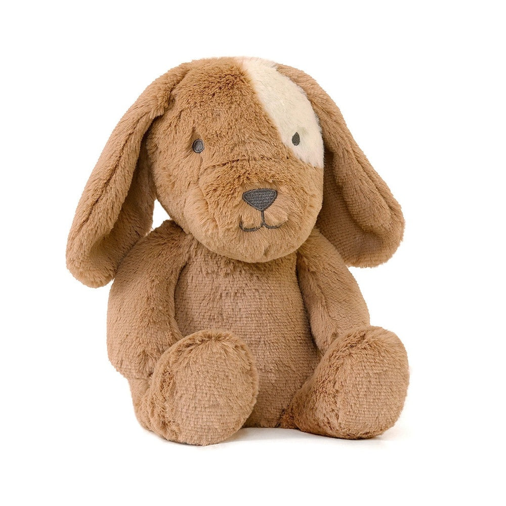 Duke Dog plush toy by OB Designs, medium 13.5in, soft brown plush with cream face patch