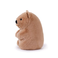 Ob Designs Wallace Wombat (Vegan Angora) Soft Toy Little 11.5"/ 29 cm
