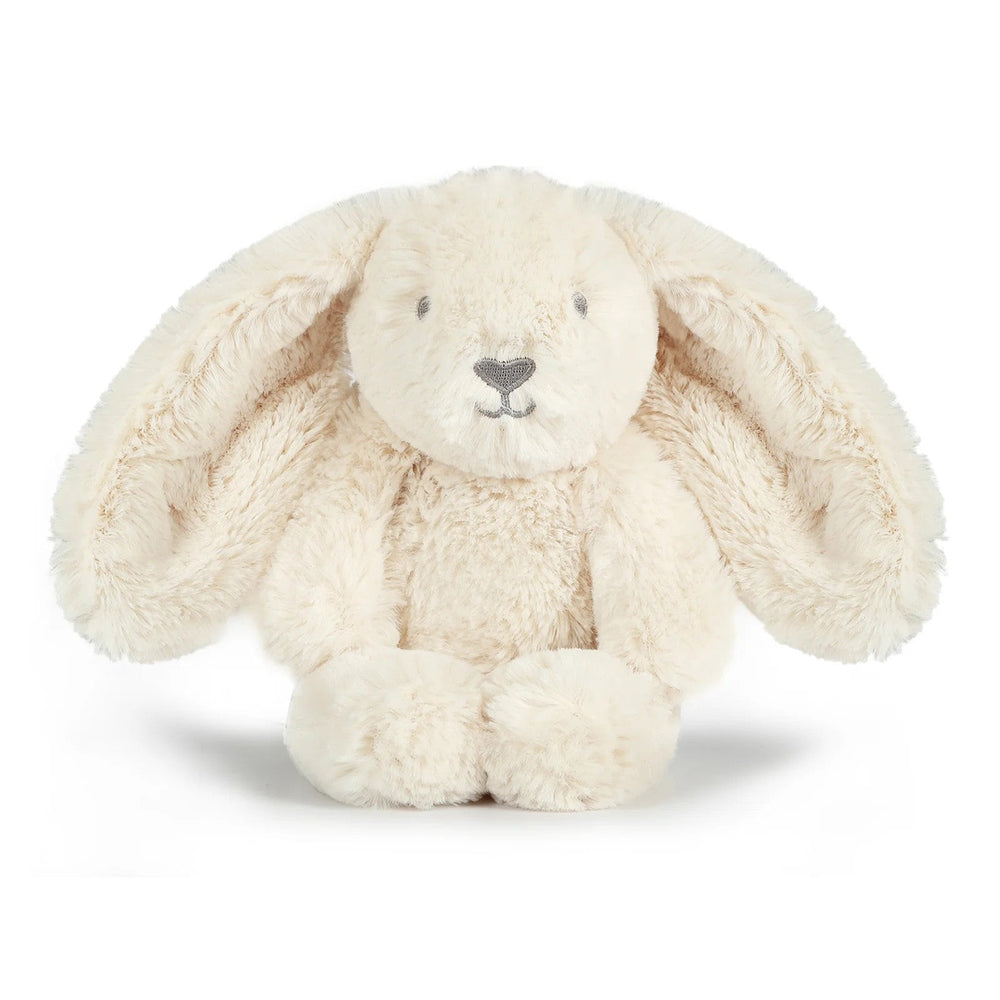 OB DESIGNS Ziggy Bunny plush toy, oatmeal fur, 10-inch stuffed animal