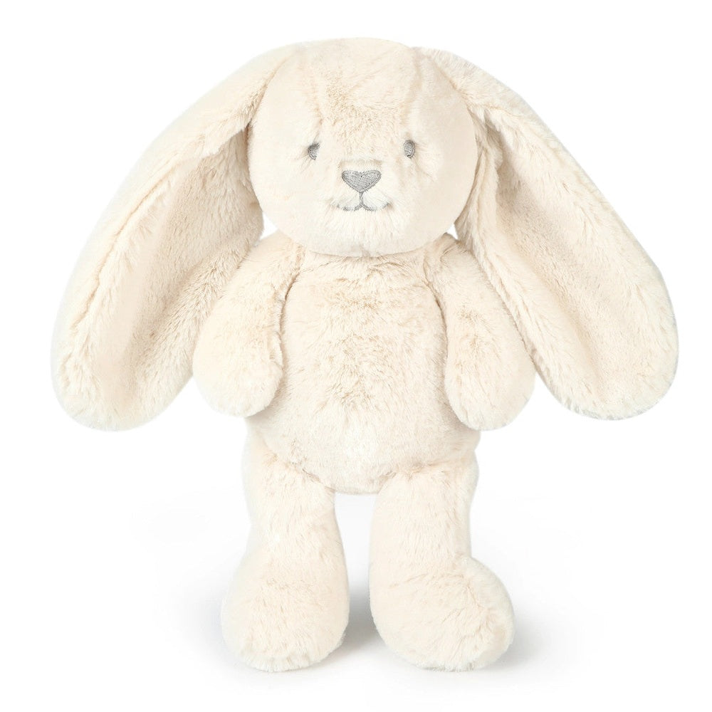 OB Designs Ziggy oatmeal bunny plush toy, medium 13.5in (34 cm), soft stuffed animal
