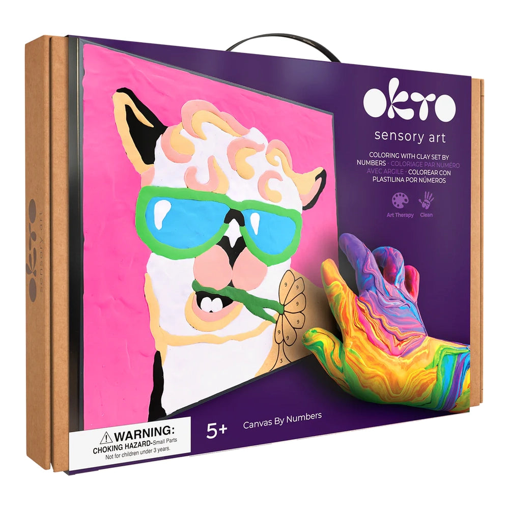 Okto Coloring With Clay By Numbers