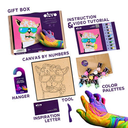 Okto Coloring With Clay By Numbers