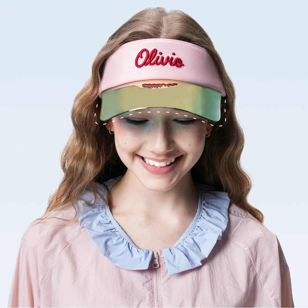 Olivio CO Olivio & Co UV Protection Sun Visor Hat with Shield - Breakfast Art, product view 11