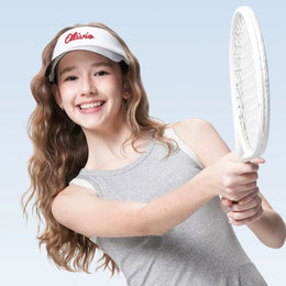 Olivio & Co UV Protection Sun Visor Hat with Shield - Breakfast Art