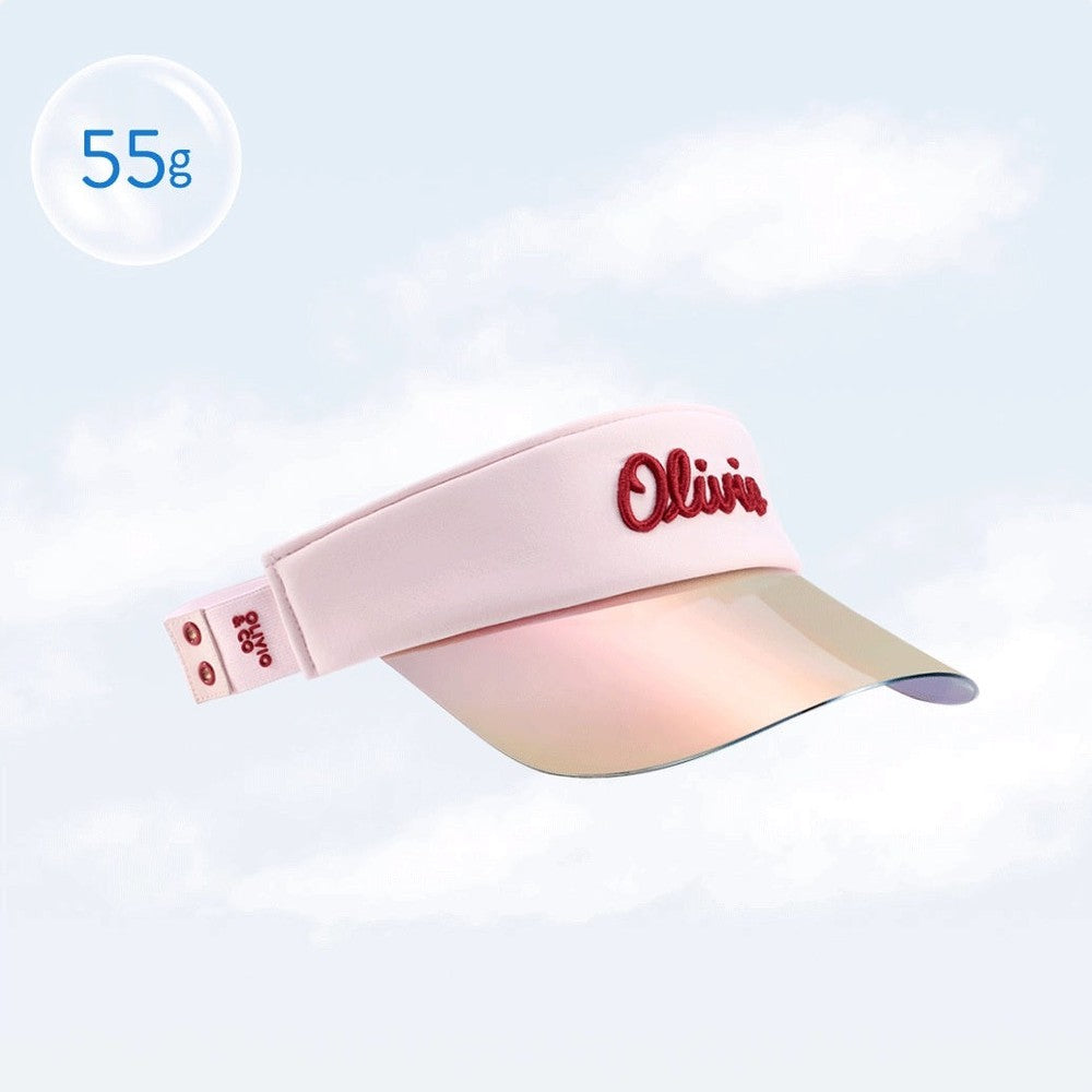 Olivio & Co UV Protection Sun Visor Hat with Shield - Breakfast Art