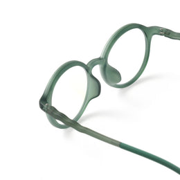 Olivio & Co Oval Screen Glasses Seaweed Green