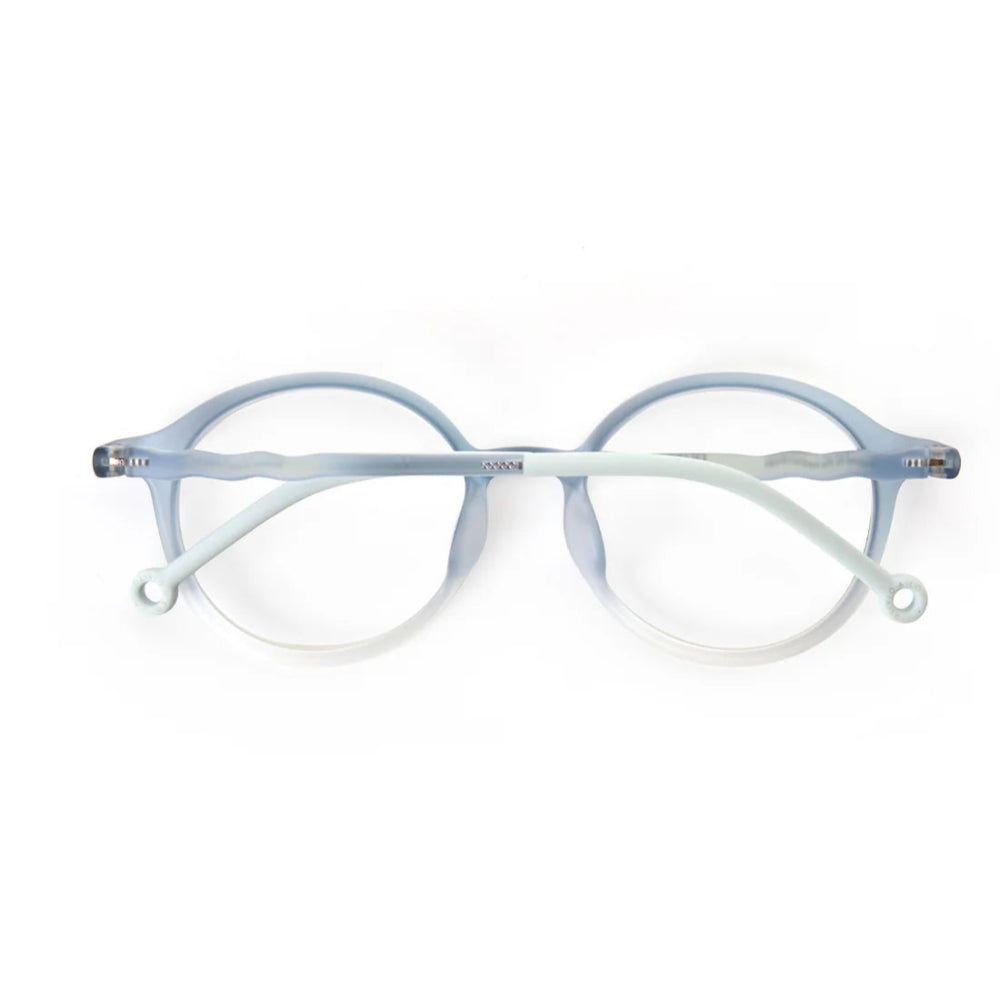 Olivio & Co oval screen glasses for kids in tranquil blue, junior eyewear
