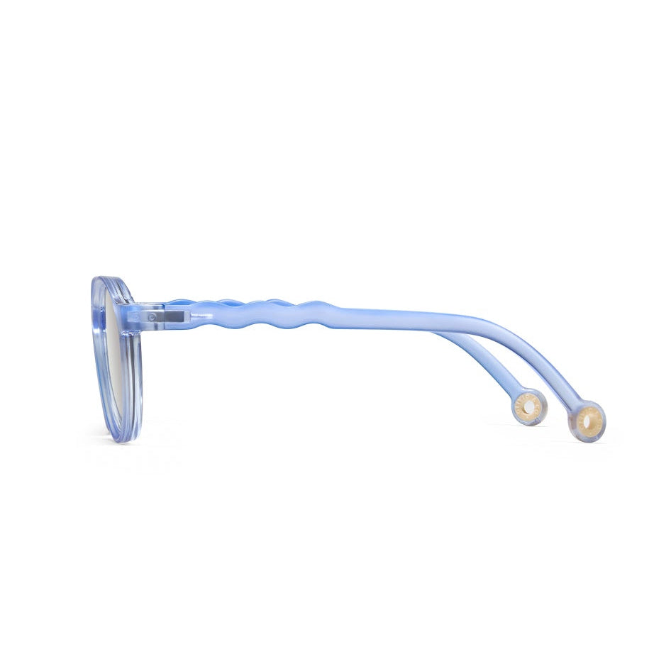 Olivio CO Olivio & Co Oval Sunglasses Breakfast Art Blueberry Jam, product view 459