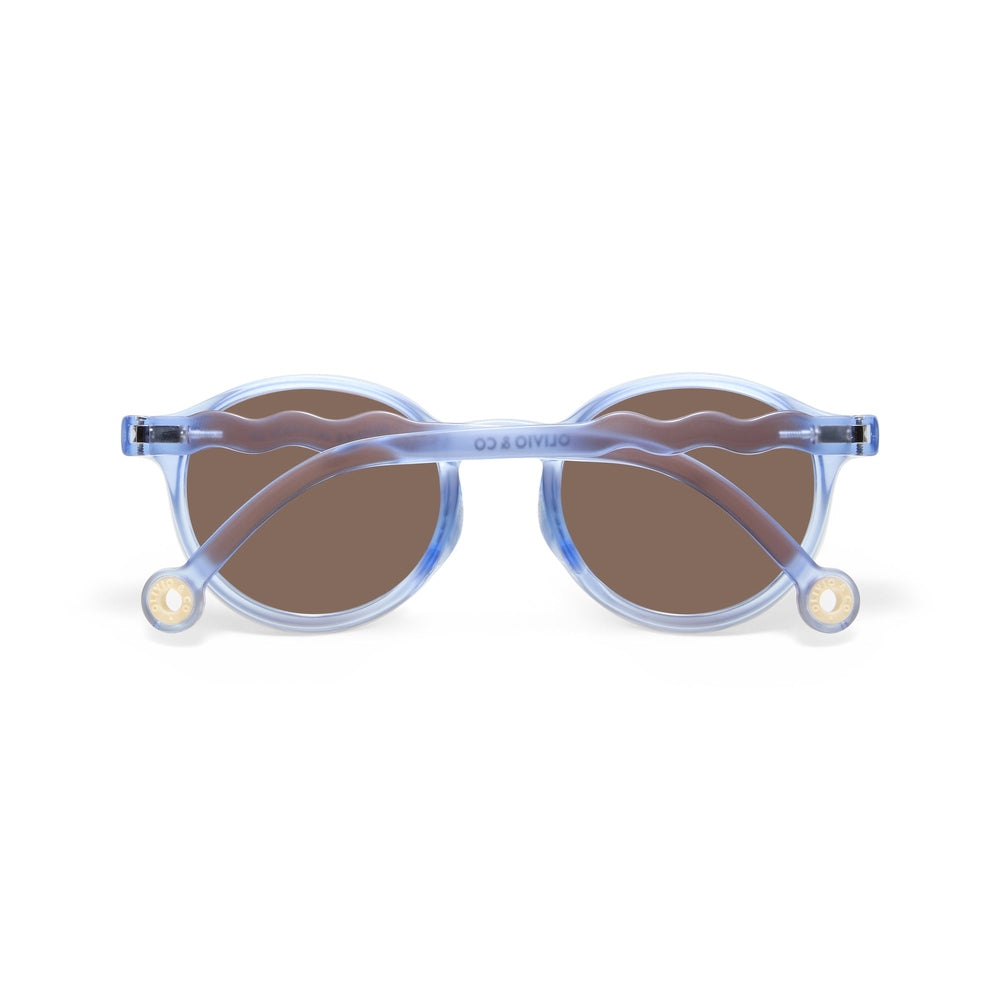 Olivio CO Olivio & Co Oval Sunglasses Breakfast Art Blueberry Jam, product view 477