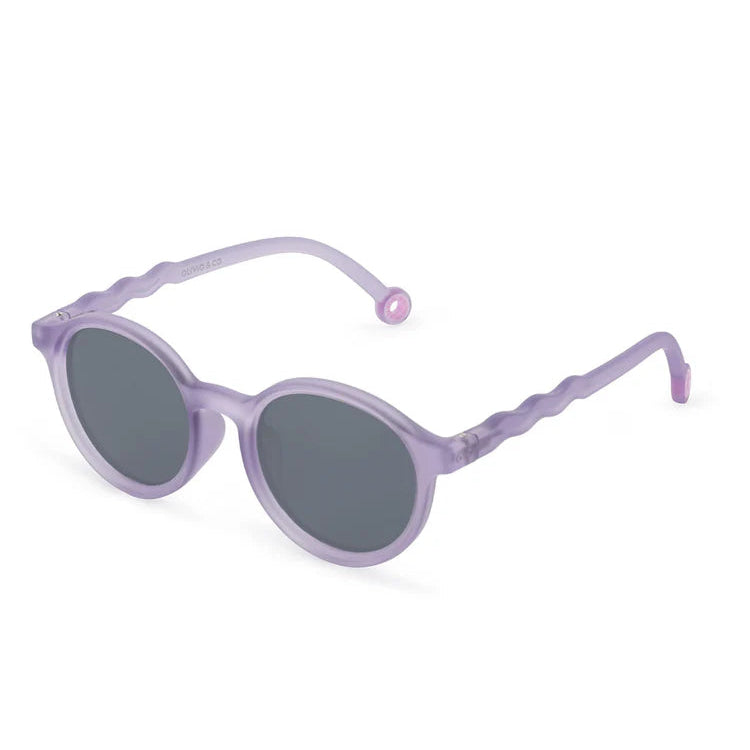 Olivio & Co Oval Sunglasses Coral Reef Purple Coral