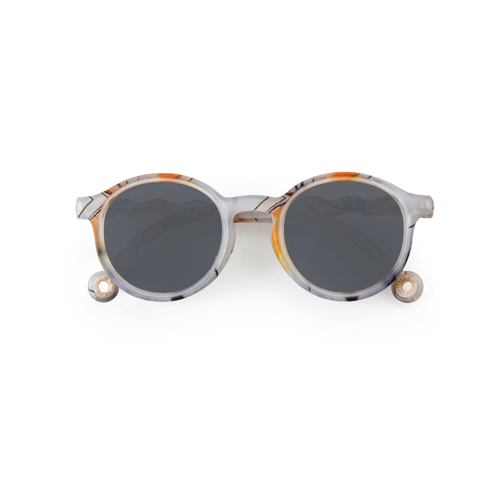 Olivio & Co junior oval sunglasses, tortoiseshell frame with gray lenses Morning Dawnlight