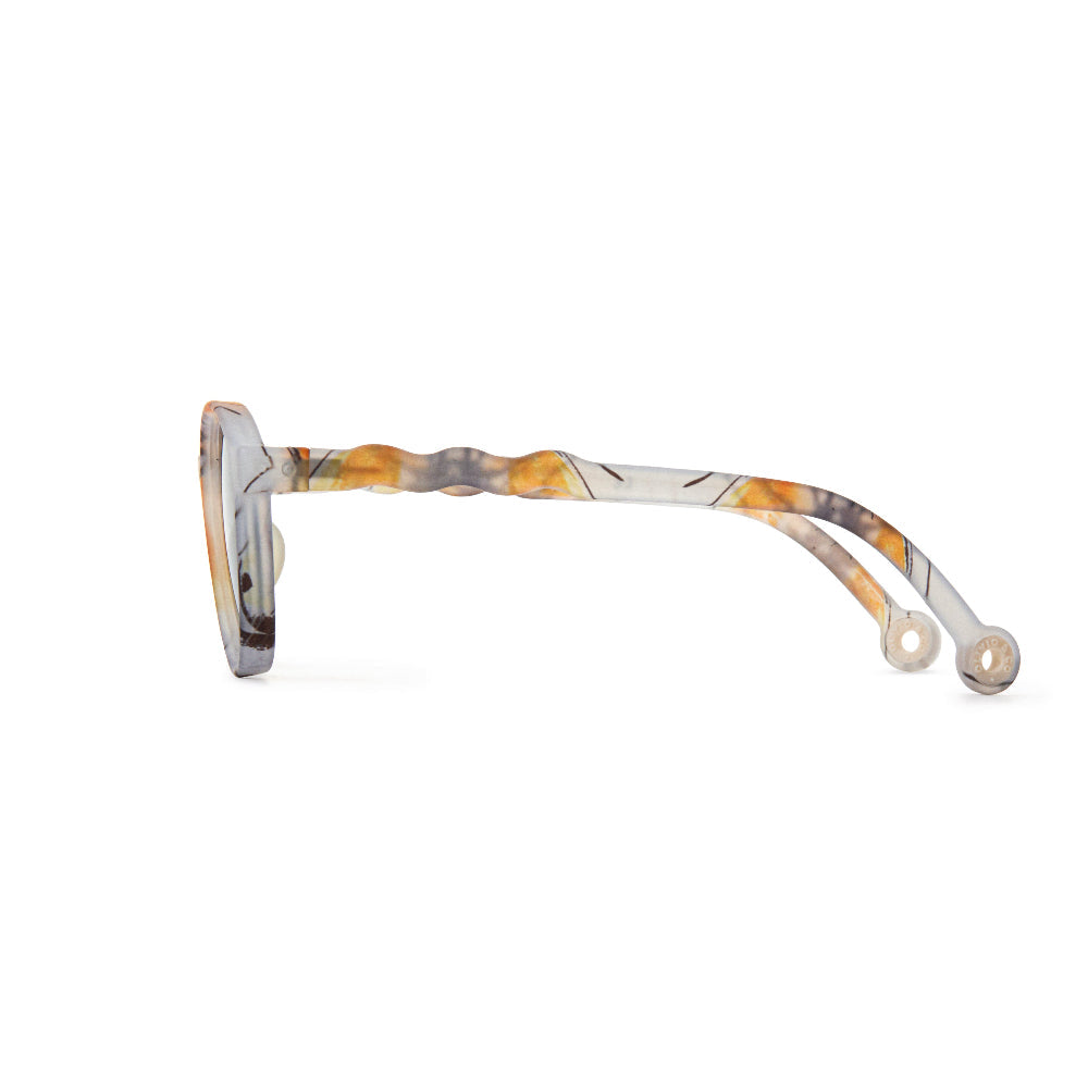 Olivio & Co junior oval sunglasses in tortoiseshell Morning Dawnlight for kids