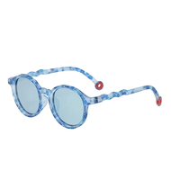 Olivio & Co Oval Sunglasses Classic Olivio Mosaic Blue