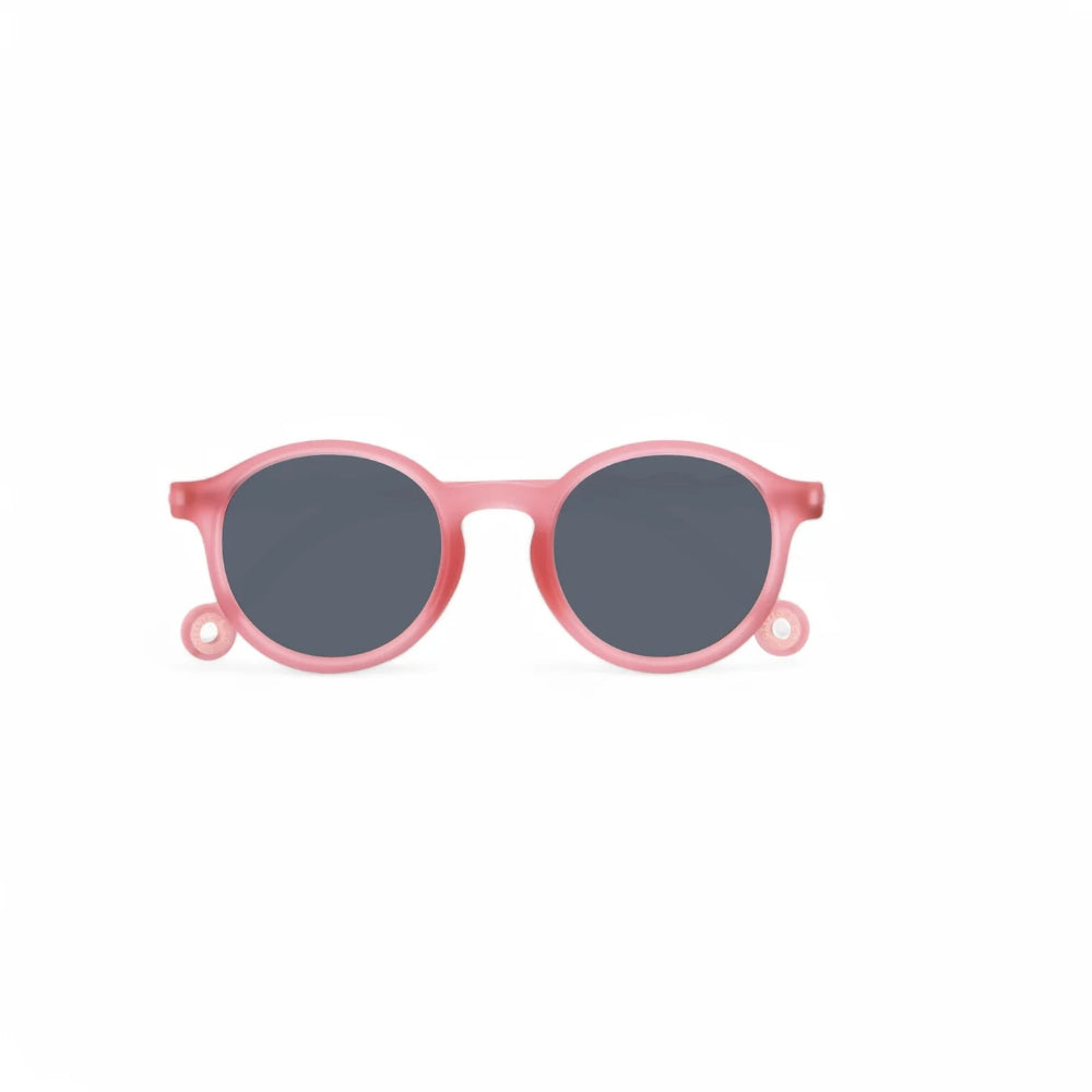 Olivio & Co Junior oval sunglasses in rock rose pink with dark tinted lenses