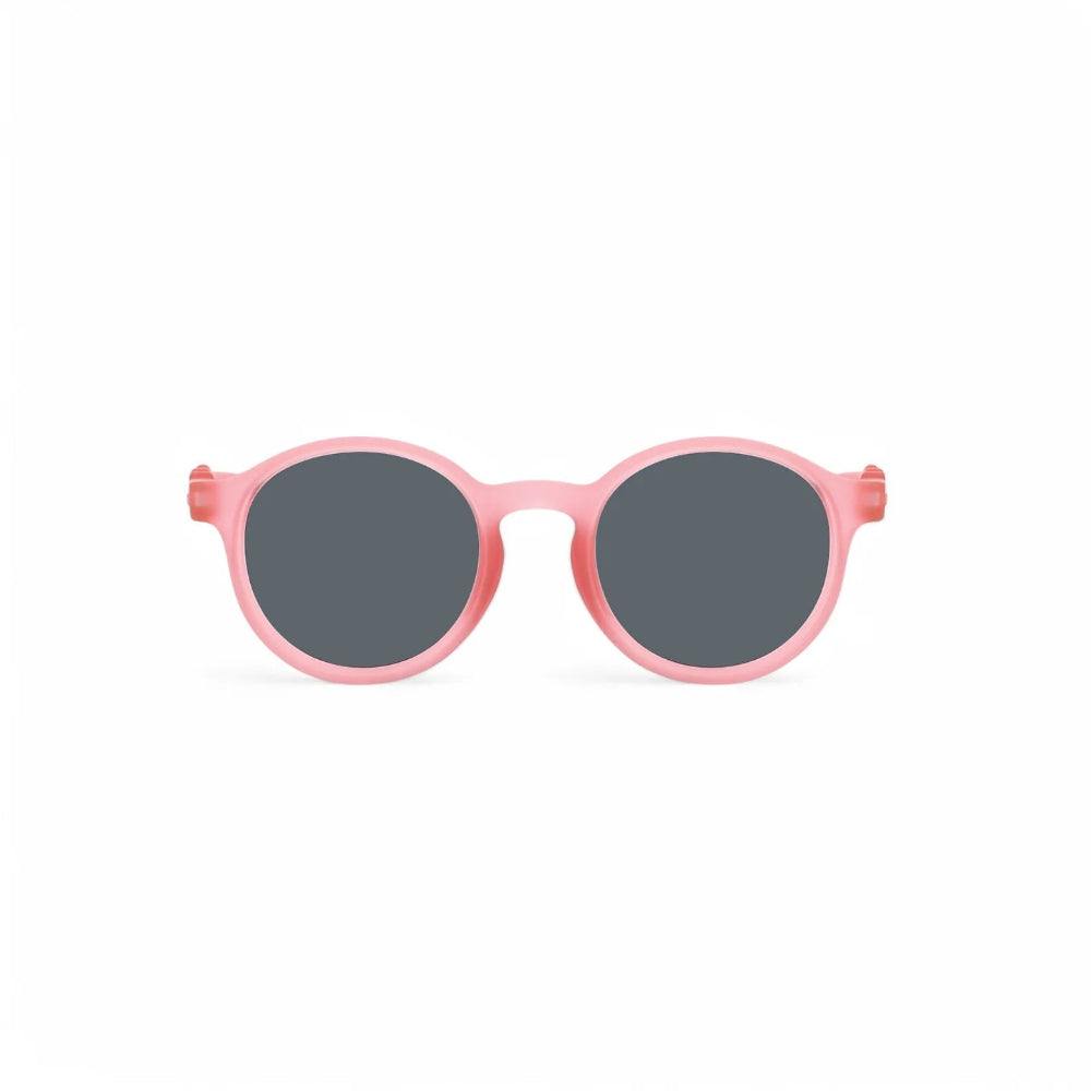 Olivio & Co junior oval sunglasses Flower Stall Rock Rose, pink frame with dark gray lenses