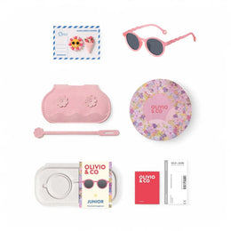 Olivio & Co Oval Sunglasses Flower Stall Rock Rose