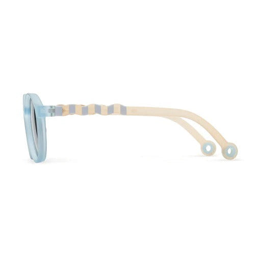 Olivio CO Olivio & Co Oval Sunglasses Seaside Stripes Sailing Blue