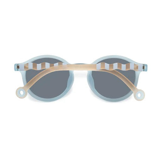 Olivio CO Olivio & Co Oval Sunglasses Seaside Stripes Sailing Blue
