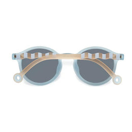 Olivio & Co Oval Sunglasses Seaside Stripes Sailing Blue