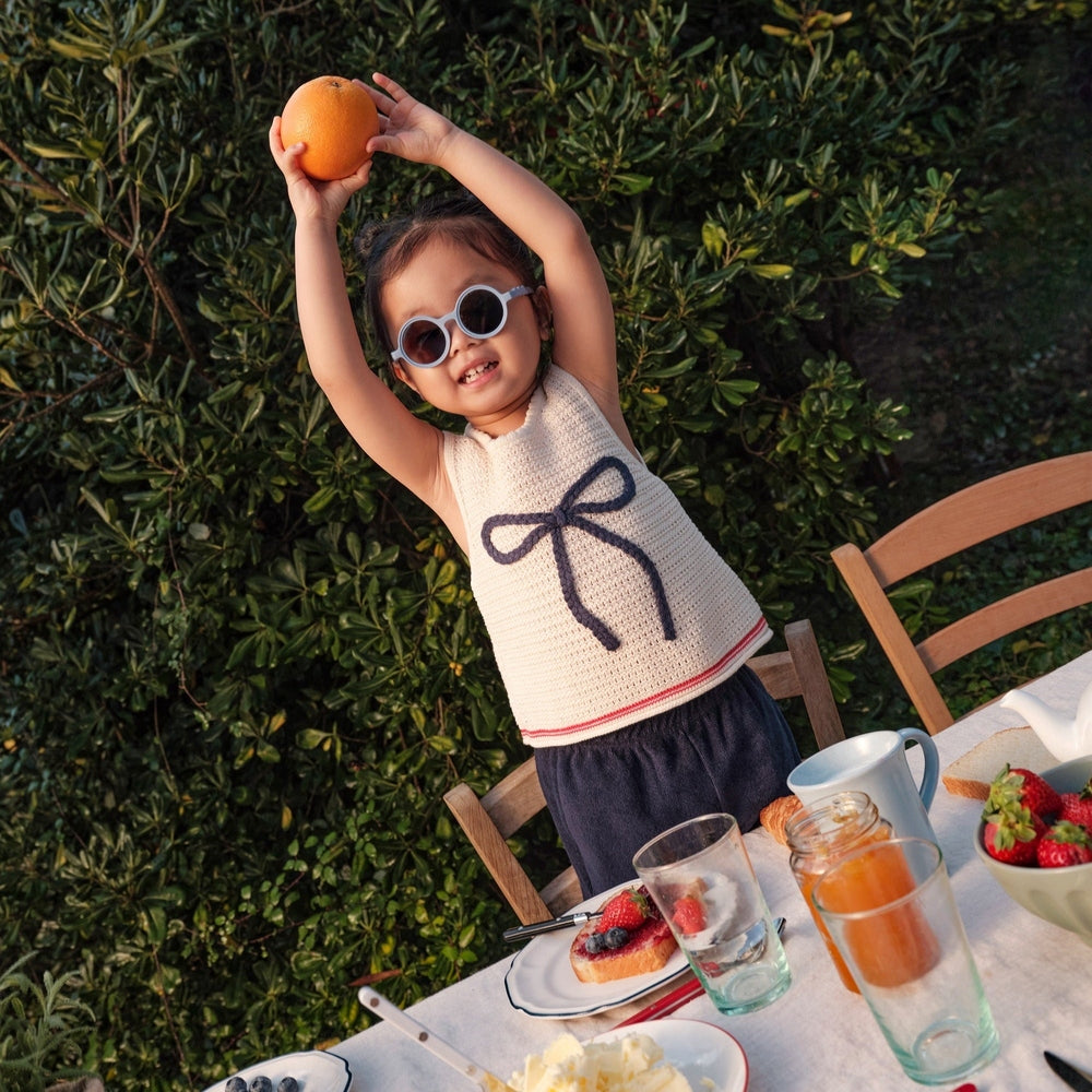 Olivio CO Olivio & Co Round Sunglasses Breakfast Art Blueberry Jam, product view 621