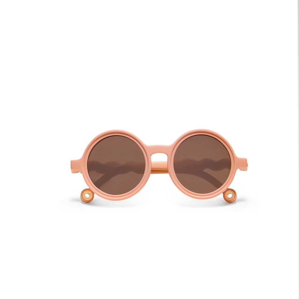 Olivio & Co Round Sunglasses Breakfast Art Fig Pink