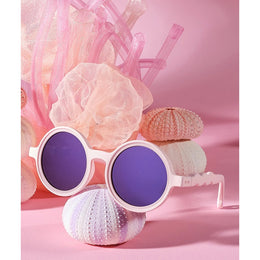 Olivio & Co Round Sunglasses Coral Reef Coral Blush