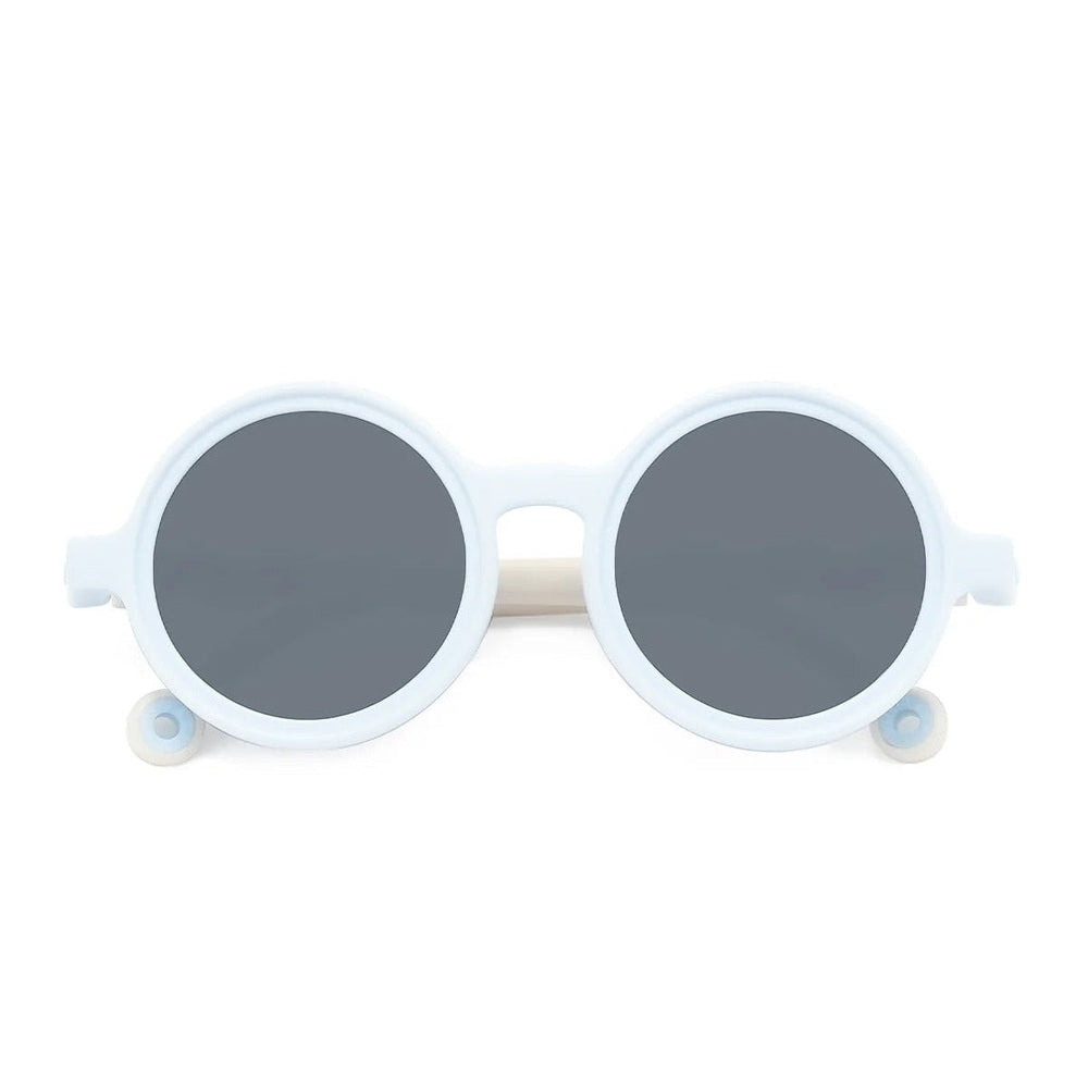 Olivio CO Olivio & Co Round Sunglasses Seaside Stripes Sailing Blue, product view 50