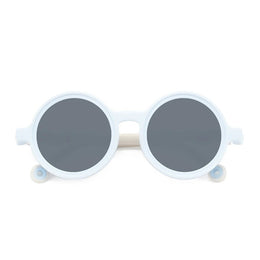 Olivio & Co Round Sunglasses Seaside Stripes Sailing Blue