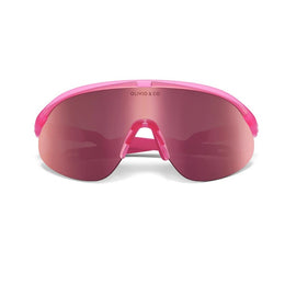 Olivio & Co Sport Sunglasses Half-Rim Flamingo Pink