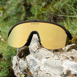 Olivio & Co Sport Sunglasses Half-Rim Lava Grey