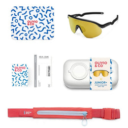 Olivio & Co Sport Sunglasses Half-Rim Lava Grey