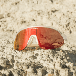 Olivio & Co Sport Sunglasses Half-Rim Sunrise Mist