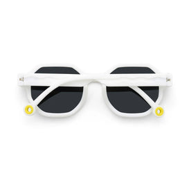 Olivio & Co Square Sunglasses Creative Edition Cloud White