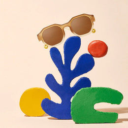 Olivio & Co Square Sunglasses Creative Edition D Desert Sand