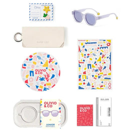 Olivio & Co Square Sunglasses Creative Edition D Shell Purple