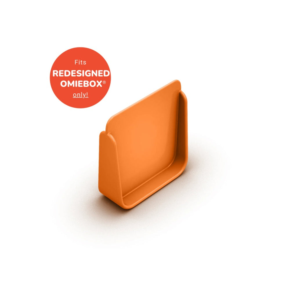 Omielife Divider Version 2 orange plastic lunch box divider that fits redesigned Omiebox