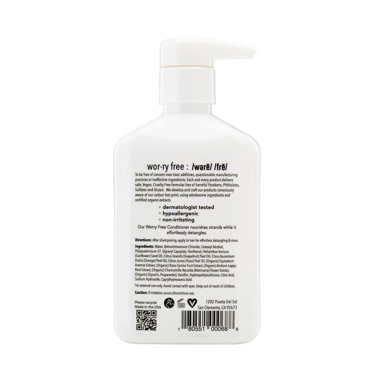 Original Sprout Worry Free Conditioner 10 oz bottle with pump, white plastic packaging