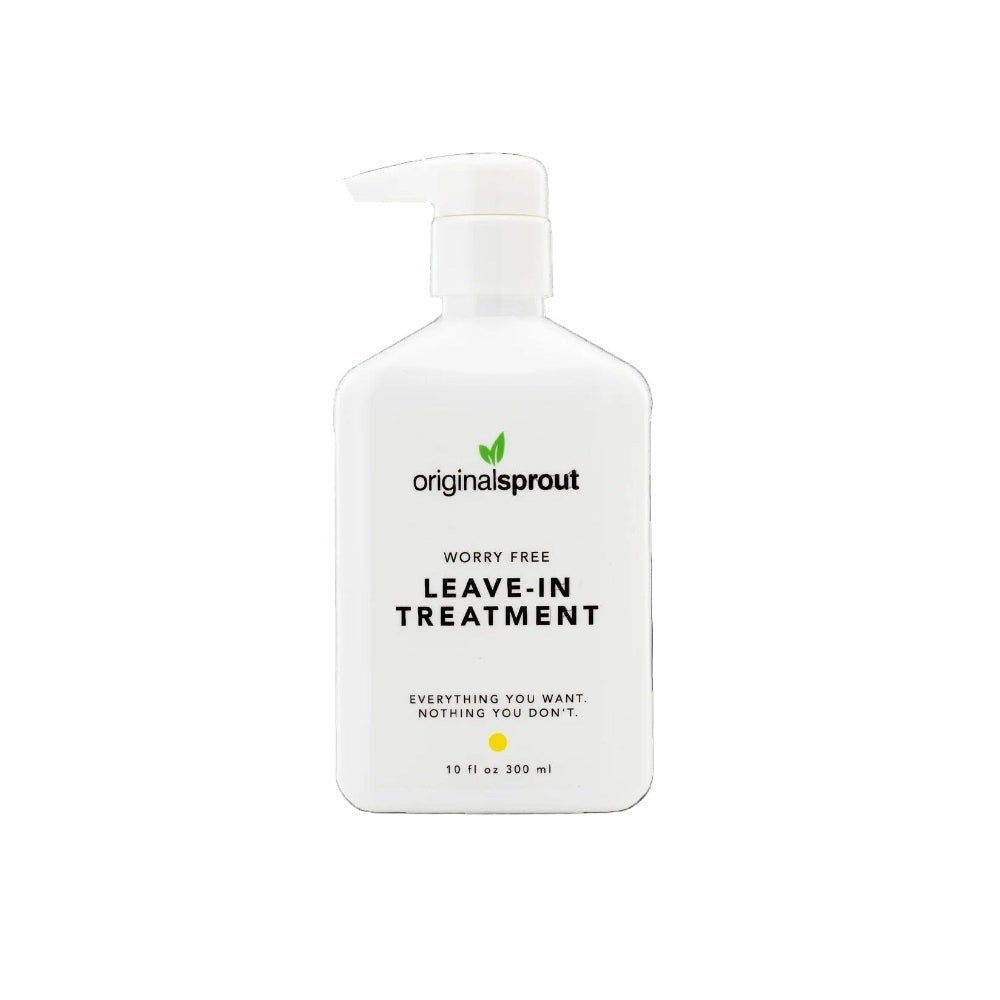 Original Sprout Worry Free Leave-in Treatment bottle, white pump, 10 oz