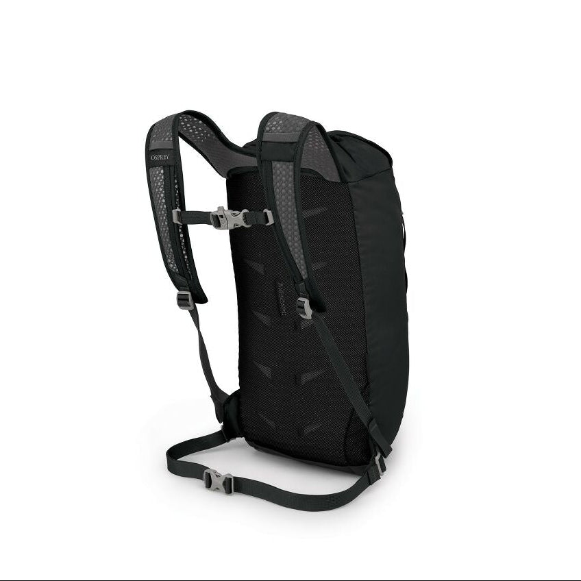 Osprey Daylite Cinch Drawstring Backpack - Black back view