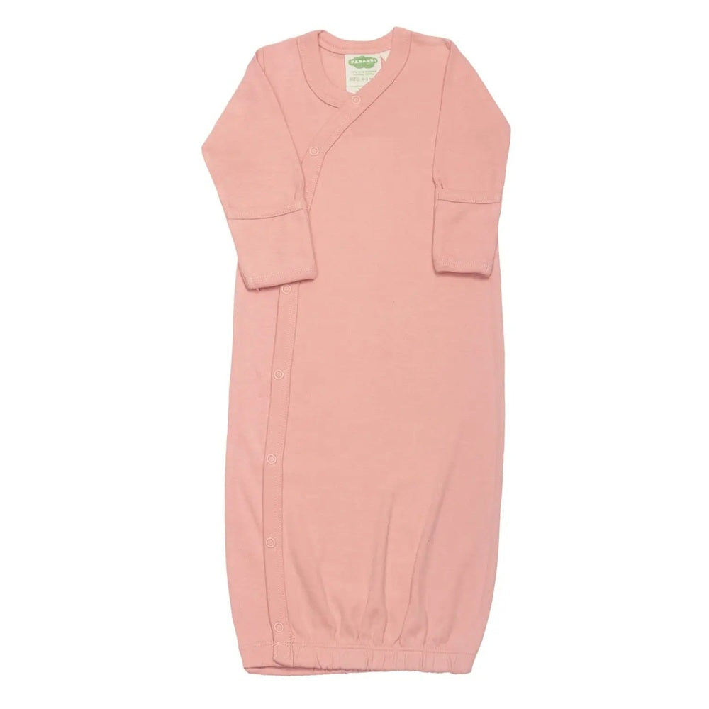 Parade Organic Gowns Essentials Basics Baby Gown in Blush Pink