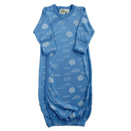 Parade Organic Signature Print Gown - White Clouds