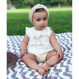 Petite Maison Kids Velvet Pearl Headbands
