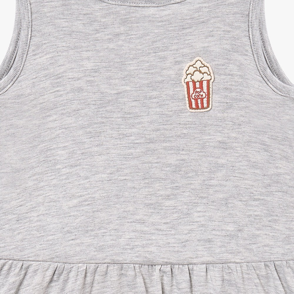 Petite Revery Baby Dress - Fog Grey 01