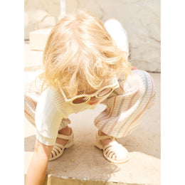 Petite Revery Balloon Pants - Caramel Stripes