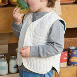 Petite Revery Reversible Vest - Oceanview