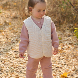 Petite Revery Reversible Vest - Old Rose