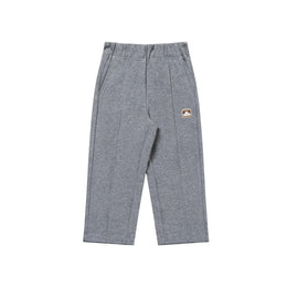 Petite Revery French Terry Wide Leg Pants Slate Grey